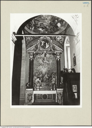 Vorderseite von Getty Research Institute [https://www.deutsche-digitale-bibliothek.de/content/lizenzen/rv-ez/] Santuario della Madonna di MongiovinoCappella dell'Ascensione - nach Westen zum Altar, bh243091_recto. Foto: Hutzel, Max.