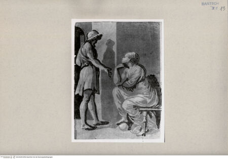 Vorderseite von  [http://creativecommons.org/publicdomain/mark/1.0/] Raffael und seine Geliebte - , bh244285. Foto.