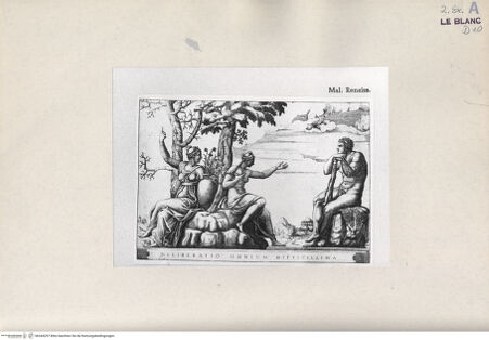 Vorderseite von  [http://creativecommons.org/publicdomain/mark/1.0/] Herkules am Scheideweg - , bh244297. Foto.