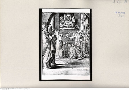 Vorderseite von Bibliotheca Hertziana [http://creativecommons.org/publicdomain/mark/1.0/] "Passio Domini Jesu Christi.Julii Bonasonis Opus"Ecce homo (Blatt 18) - , bh246048. Foto.