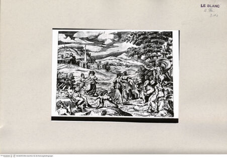 Vorderseite von Bibliotheca Hertziana [http://creativecommons.org/publicdomain/mark/1.0/] Merkur und die Töchter der Aglauros - , bh246095. Foto.