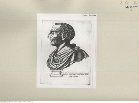 Vorderseite von  [http://creativecommons.org/publicdomain/mark/1.0/] Titus Livius - , bh246162. Foto.