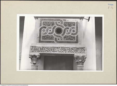 Vorderseite von Pace, Valentino [https://www.deutsche-digitale-bibliothek.de/content/lizenzen/rv-ez/] Kanzelbrüstung, bh247270_recto. Foto: Pace, Valentino.