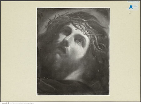 Vorderseite von Szépmüvészeti Múzeum [https://www.deutsche-digitale-bibliothek.de/content/lizenzen/rv-ez/] Kopf Christi mit der Dornenkrone - , bh248172_recto. Foto.