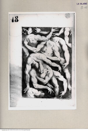 Vorderseite von Bibliotheca Hertziana [http://creativecommons.org/publicdomain/mark/1.0/] G.Franco(ed.), "De excellentia et nobilitate delineationis", Venezia 1611)Blatt 18: Arm- und Schulterstudien in Varianten - , bh248233. Foto.