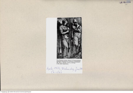 Vorderseite von Christie's? [http://creativecommons.org/publicdomain/mark/1.0/] Zwei römische Frauen - , bh248367. Foto.