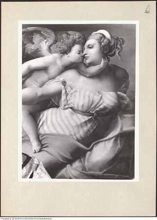 Vorderseite von Amministrazione Colonna [https://www.deutsche-digitale-bibliothek.de/content/lizenzen/rv-ez/] Venus und Amor - Ausschnitt, rechte Bildhälfte, bh248415_recto. Foto.
