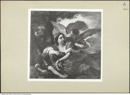 Vorderseite von Amministrazione Colonna [https://www.deutsche-digitale-bibliothek.de/content/lizenzen/rv-ez/] Hagar und Ismael in der Wüste - Gesamtansicht, bh248431_recto. Foto.