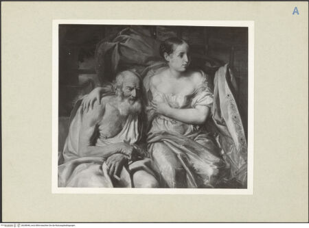 Vorderseite von Amministrazione Colonna [https://www.deutsche-digitale-bibliothek.de/content/lizenzen/rv-ez/] Cimon und Pero (Caritas romana) - Gesamtansicht, bh248446_recto. Foto.