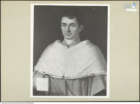 Vorderseite von Amministrazione Colonna [https://www.deutsche-digitale-bibliothek.de/content/lizenzen/rv-ez/] Bildnis eines Kardinals - Teilansicht, bh248462_recto. Foto.