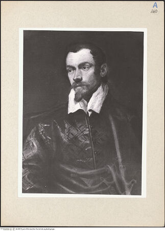 Vorderseite von Amministrazione Colonna [https://www.deutsche-digitale-bibliothek.de/content/lizenzen/rv-ez/] Bildnis eines Mannes - Ausschnitt, Oberkörper und Gesicht, bh248575_recto. Foto.