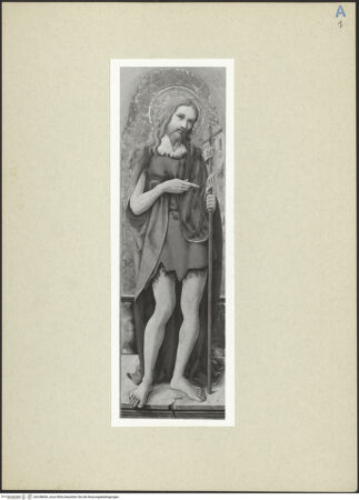 Vorderseite von Amministrazione Colonna [https://www.deutsche-digitale-bibliothek.de/content/lizenzen/rv-ez/] Johannes der Täufer - Gesamtansicht, bh248606_recto. Foto.