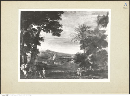 Vorderseite von Amministrazione Colonna [https://www.deutsche-digitale-bibliothek.de/content/lizenzen/rv-ez/] Erminia wird ihrer Rüstung entledigt (Szene aus dem Epos Gerusalemme liberata) - Gesamtansicht, bh248619_recto. Foto.