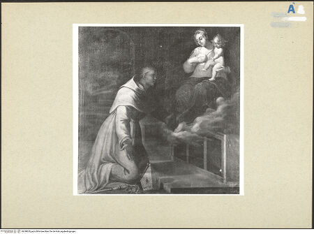 Vorderseite von Amministrazione Colonna [https://www.deutsche-digitale-bibliothek.de/content/lizenzen/rv-ez/] Lactatio des heiligen Bernhard von Clairvaux - Gesamtansicht, bh248629_recto. Foto.