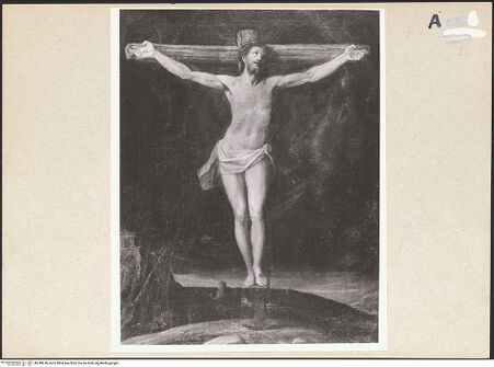 Vorderseite von Amministrazione Colonna [https://www.deutsche-digitale-bibliothek.de/content/lizenzen/rv-ez/] Kreuzigung Christi - Gesamtansicht, bh248639_recto. Foto.