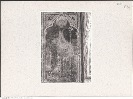 Vorderseite von Grandangolo, Matera [https://www.deutsche-digitale-bibliothek.de/content/lizenzen/rv-ez/] Szenen aus dem Neuen Testament sowie HeiligendarstellungenHeiliger Ludwig von Toulouse - Gesamtansicht, bh249505_recto. Foto.