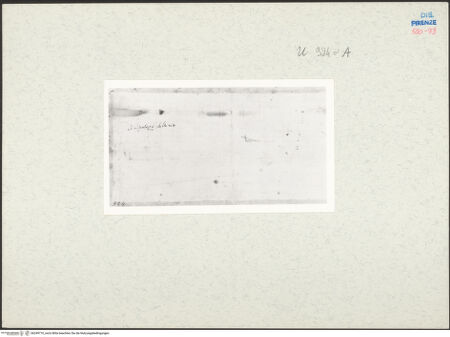 Vorderseite von Soprintendenza BAPSAE di Firenze Pistoia e Prato [https://www.deutsche-digitale-bibliothek.de/content/lizenzen/rv-ez/] Loreto, Palast, Projekt für den Westflügel - , bh249710_recto. Foto.