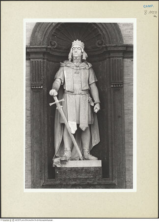 Vorderseite von Courtauld Institute of Art [https://www.deutsche-digitale-bibliothek.de/content/lizenzen/rv-ez/] Roger von Hauteville - Gesamtansicht, bh252575_recto. Foto.