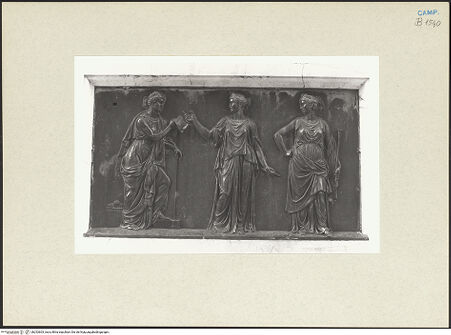 Vorderseite von Courtauld Institute of Art [https://www.deutsche-digitale-bibliothek.de/content/lizenzen/rv-ez/] Monumento a Giambattista Vico - Die Musen, bh252603_recto. Foto.