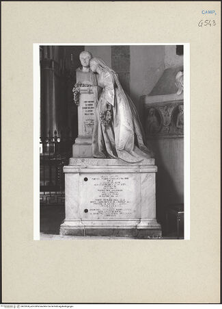 Vorderseite von Courtauld Institute of Art [https://www.deutsche-digitale-bibliothek.de/content/lizenzen/rv-ez/] Grabmal des Cesare Gallotti (gest. 1860) - Gesamtansicht, bh252630_recto. Foto.