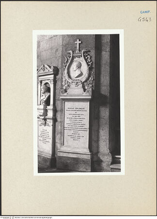 Vorderseite von Courtauld Institute of Art [https://www.deutsche-digitale-bibliothek.de/content/lizenzen/rv-ez/] Grabmal des Nicolò Zingarelli - Gesamtansicht, bh252631_recto. Foto.