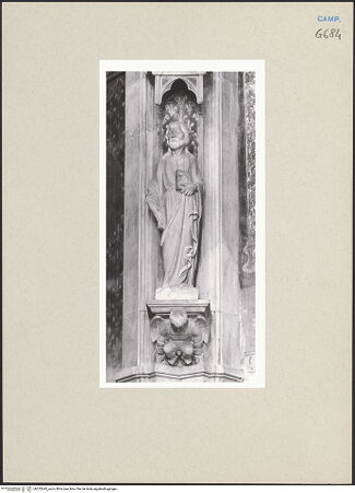 Vorderseite von Courtauld Institute of Art [https://www.deutsche-digitale-bibliothek.de/content/lizenzen/rv-ez/] Grabmal des Königs Ladislaus (gest. 1414)Petrus, Paulus, Apostel und allegorischen Figuren - Apostel, bh252645_recto. Foto.