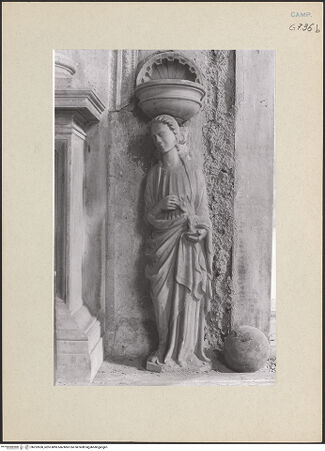 Vorderseite von Courtauld Institute of Art [https://www.deutsche-digitale-bibliothek.de/content/lizenzen/rv-ez/] Tugend (?) - Gesamtansicht, bh252650_recto. Foto.