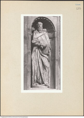 Vorderseite von Courtauld Institute of Art [https://www.deutsche-digitale-bibliothek.de/content/lizenzen/rv-ez/] Heilige Petrus und Paulus - Heiliger Paulus (Gesamtansicht), bh252663_recto. Foto.