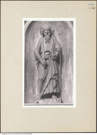 Vorderseite von Courtauld Institute of Art [https://www.deutsche-digitale-bibliothek.de/content/lizenzen/rv-ez/] Heiliger Paulus - Gesamtansicht, bh254212_recto. Foto.