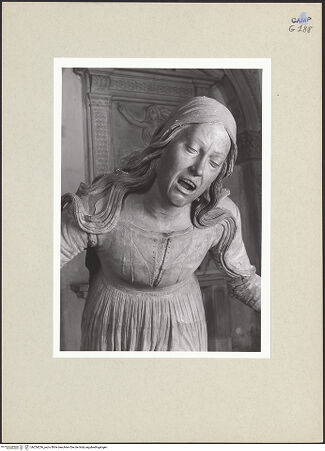 Vorderseite von Courtauld Institute of Art [https://www.deutsche-digitale-bibliothek.de/content/lizenzen/rv-ez/] Beweinung ChristiMaria Magdalena - Detail: Kopf, bh254236_recto. Foto.