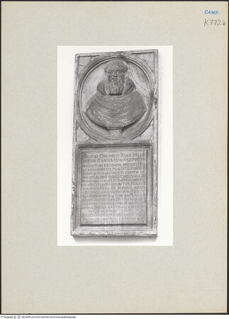 Vorderseite von Courtauld Institute of Art [https://www.deutsche-digitale-bibliothek.de/content/lizenzen/rv-ez/] Denkmal des Mönches Cornelio Rosa - Gesamtansicht, bh254269_recto. Foto.