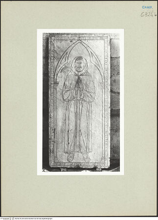 Vorderseite von Courtauld Institute, Conway Library [https://www.deutsche-digitale-bibliothek.de/content/lizenzen/rv-ez/] Grabplatte des Seligen Donatus - Gesamtansicht, bh254278_recto. Foto.