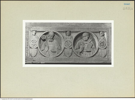 Vorderseite von Courtauld Institute, Conway Library [https://www.deutsche-digitale-bibliothek.de/content/lizenzen/rv-ez/] Fragment eines Sarkophages - Gesamtansicht, bh254279_recto. Foto.