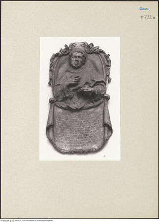 Vorderseite von Courtauld Institute of Art [https://www.deutsche-digitale-bibliothek.de/content/lizenzen/rv-ez/] Denkmal des Mönches Francesco Simeone - Gesamtansicht, bh254294_recto. Foto.