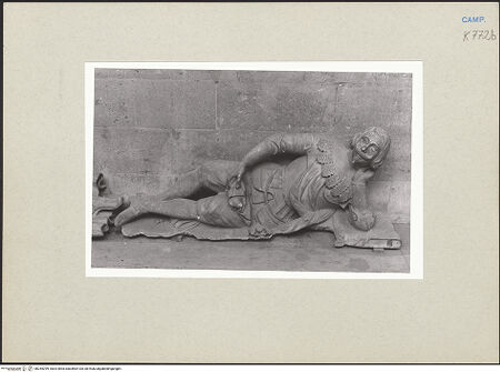 Vorderseite von Courtauld Institute of Art [https://www.deutsche-digitale-bibliothek.de/content/lizenzen/rv-ez/] Gisant - Gesamtansicht, bh254299_recto. Foto.