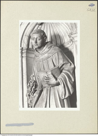 Vorderseite von Courtauld Institute [https://www.deutsche-digitale-bibliothek.de/content/lizenzen/rv-ez/] HauptaltarHauptregister - Der heilige Antonius von Padua, Detail, bh254309_recto. Foto.