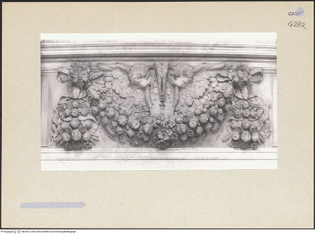 Vorderseite von Courtauld Institute of Art [https://www.deutsche-digitale-bibliothek.de/content/lizenzen/rv-ez/] Cappella Filomarino (dell'Annunziata)Feston und Cherubim - Gesamtansicht, bh254317_recto. Foto.