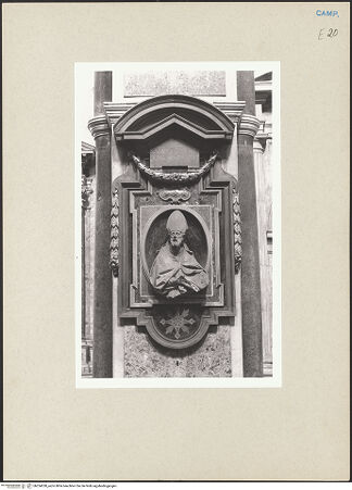 Vorderseite von Courtauld Institute of Art [https://www.deutsche-digitale-bibliothek.de/content/lizenzen/rv-ez/] Büste des Heiligen Maro Severi (Marone di Severo) - Gesamtansicht, bh254330_recto. Foto.