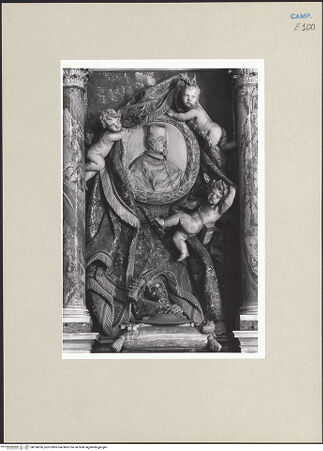 Vorderseite von Courtauld Institute of Art [https://www.deutsche-digitale-bibliothek.de/content/lizenzen/rv-ez/] Grabmal des Kardinals Innico Caracciolo (gest. 1685) - Detail, bh254336_recto. Foto.