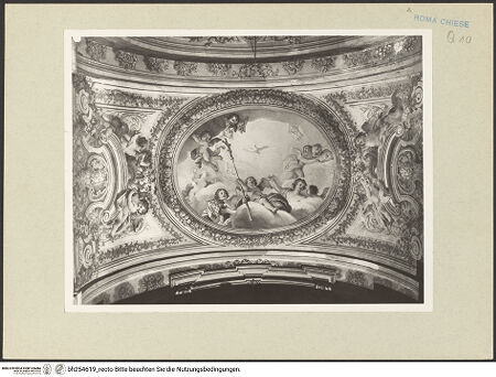 Vorderseite von Bibliotheca Hertziana [https://www.deutsche-digitale-bibliothek.de/content/lizenzen/rv-fz/] Engelsglorie - , bh254619_recto. Foto: Rigamonti, F..