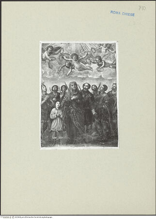 Vorderseite von ICCD [https://www.deutsche-digitale-bibliothek.de/content/lizenzen/rv-ez/] Die heiligen Gibelius und Sinforosa mit ihren Söhnen - Gesamtaufnahme, bh254660_recto. Foto.