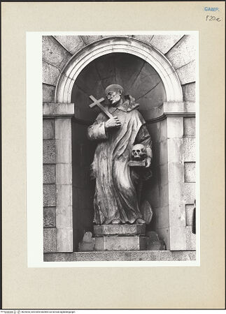 Vorderseite von Hutzel, Max [https://www.deutsche-digitale-bibliothek.de/content/lizenzen/rv-ez/] Heiliger Bruno - Gesamtansicht, bh254943_recto. Foto: Hutzel, Max.