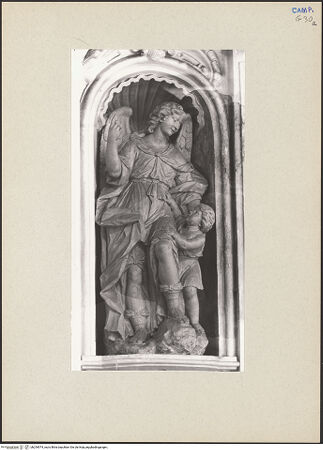 Vorderseite von Hutzel, Max [https://www.deutsche-digitale-bibliothek.de/content/lizenzen/rv-ez/] Tobias und der Erzengel Raphael - Gesamtansicht, bh254974_recto. Foto: Hutzel, Max.