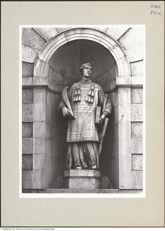 Vorderseite von Hutzel, Max [https://www.deutsche-digitale-bibliothek.de/content/lizenzen/rv-ez/] Heiliger Laurentius - Gesamtansicht, bh254976_recto. Foto: Hutzel, Max.