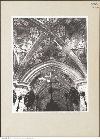 Vorderseite von Hutzel, Max [https://www.deutsche-digitale-bibliothek.de/content/lizenzen/rv-ez/] GewölbedekorationViertes Joch: Die vier Evangelisten - Gesamtansicht, bh255010_recto. Foto: Hutzel, Max.