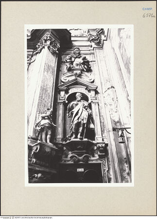 Vorderseite von Bösel, Richard [https://www.deutsche-digitale-bibliothek.de/content/lizenzen/rv-fz/] Ausstattung der Kapelle der ImmaculataKönig David - Gesamtansicht mit Nische, bh255731_recto. Foto: Bösel, Richard.