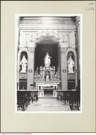 Vorderseite von Bösel, Richard [https://www.deutsche-digitale-bibliothek.de/content/lizenzen/rv-fz/] Santa Teresa a Chiaia - Teilansicht, bh255736_recto. Foto: Bösel, Richard.