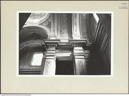 Vorderseite von Bösel, Richard [https://www.deutsche-digitale-bibliothek.de/content/lizenzen/rv-fz/] Santa Teresa a Chiaia - Gewölbe, Detail, bh255739_recto. Foto: Bösel, Richard.