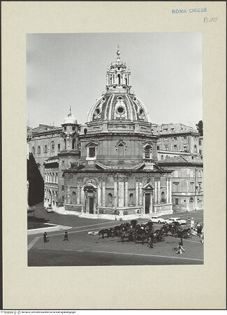 Vorderseite von unbekannt [https://www.deutsche-digitale-bibliothek.de/content/lizenzen/rv-fz/] Santa Maria di Loreto - Fassade (Süd-West-Seite), bh256476_recto. Foto: Tuttle, Richard.