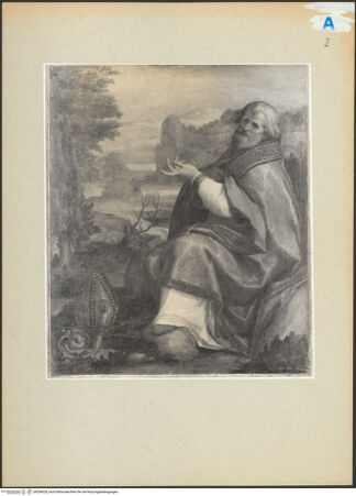 Vorderseite von Szépmüvészeti Múzeum [https://www.deutsche-digitale-bibliothek.de/content/lizenzen/rv-ez/] Der heilige Egidius - , bh256628_recto. Foto.